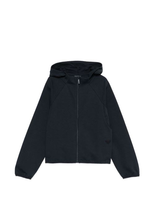 Felpa bambina Emporio Armani blu EMPORIO ARMANI KIDS | EG000630AF20698UB118